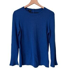 Talbots New Blue Wool Blend Crewneck Sweater MP